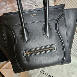 Celine Mini Luggage Tote – Rare Calfskin Leather